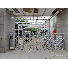 Retractable Folding Gate Factory Direct Sales Automatic Stainless Steel Luxury Retractable Folding Gate for Courtyard